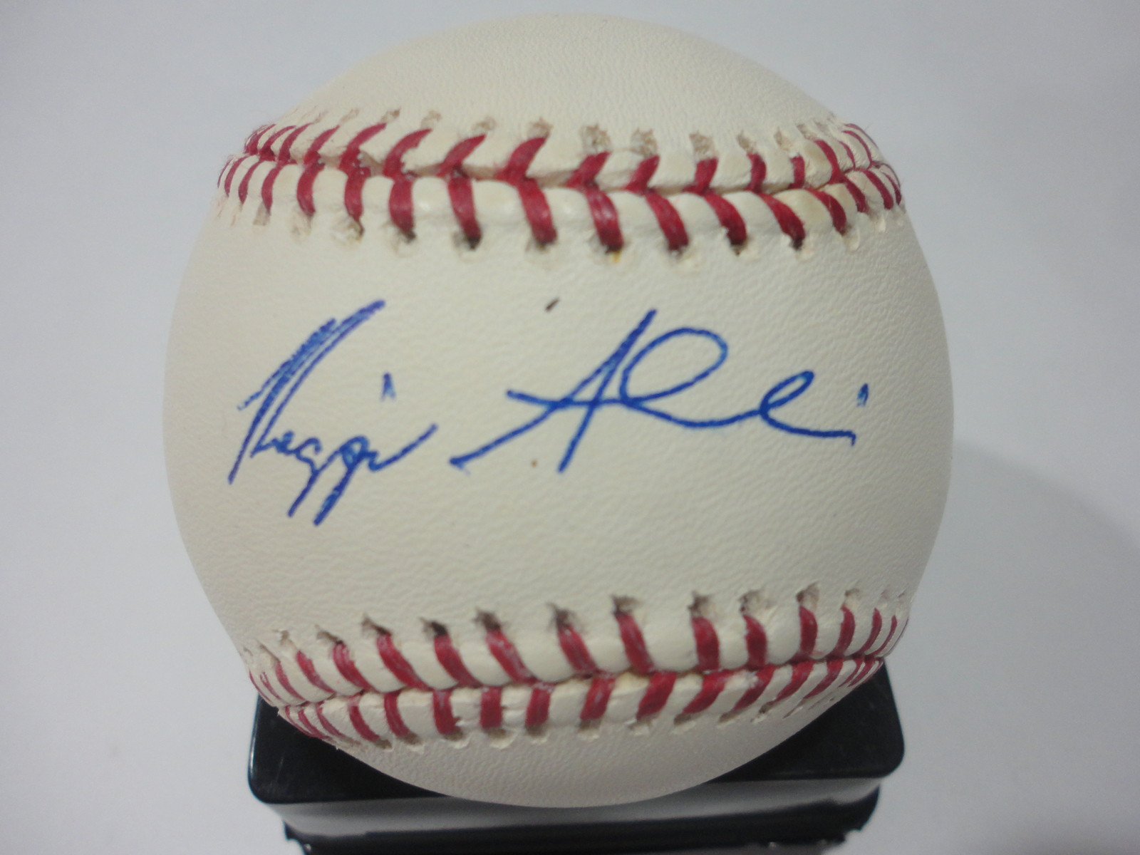 REGGIE ABERCROMBIE MARLINS/ASTROS SIGNED AUTOGRAPHED MAJOR LEAGUE BASEBALL W/COA