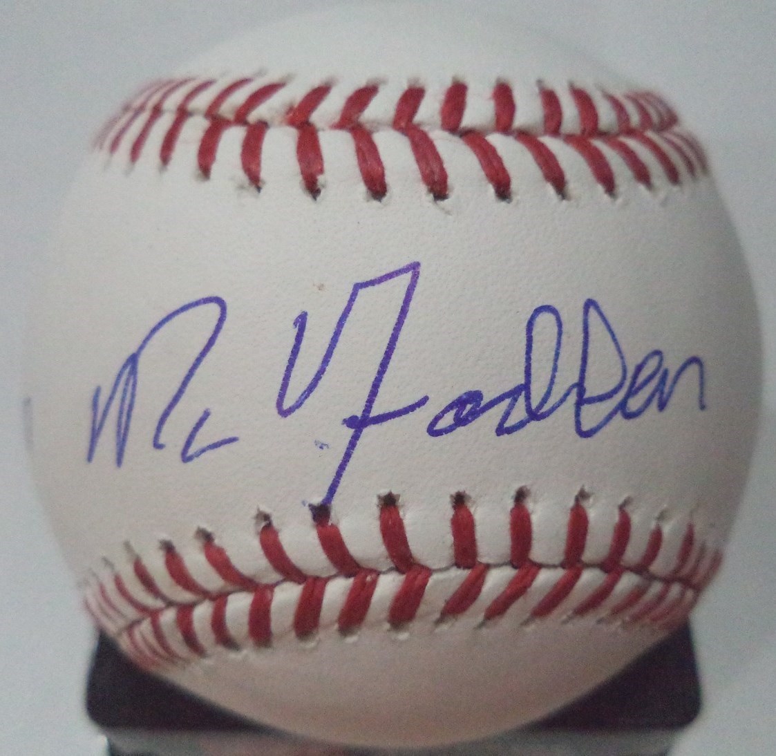 LEON MCFADDEN HOUSTON ASTROS RARE SIGNED AUTOGRAPHED ROMLB BASEBALL W/COA