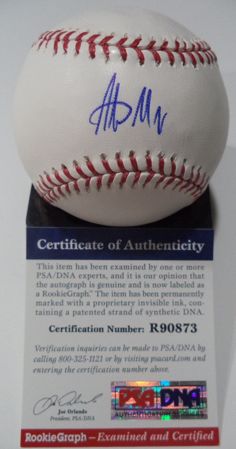 ALEX MEYER TWINS SIGNED ROMLB BASEBALL 