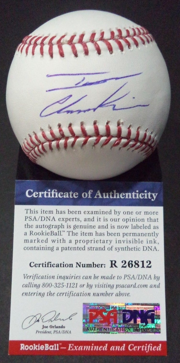 IAN CLARKIN NY YANKEES SIGNED M.L. BASEBALL 