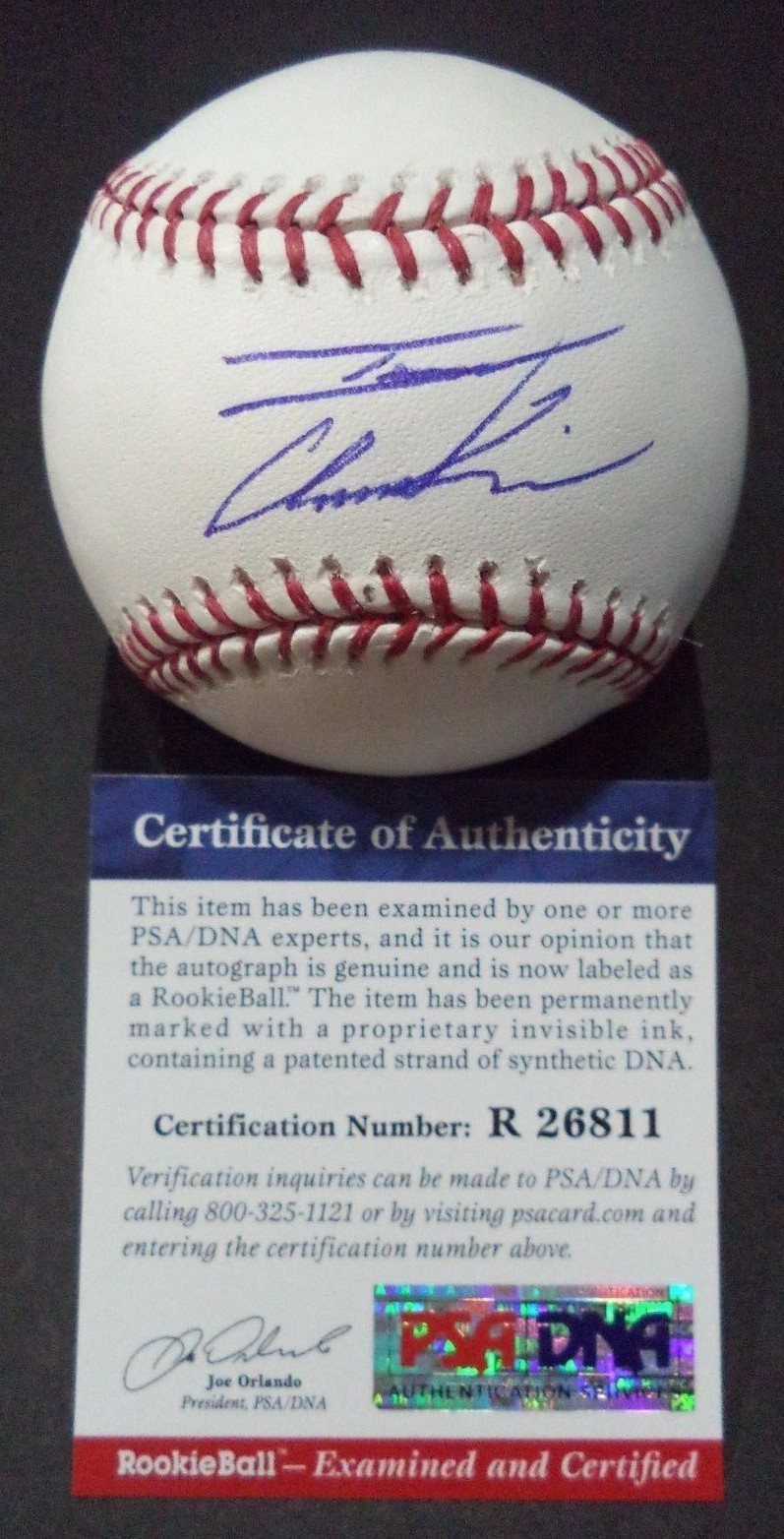 IAN CLARKIN NY YANKEES SIGNED M.L. BASEBALL 