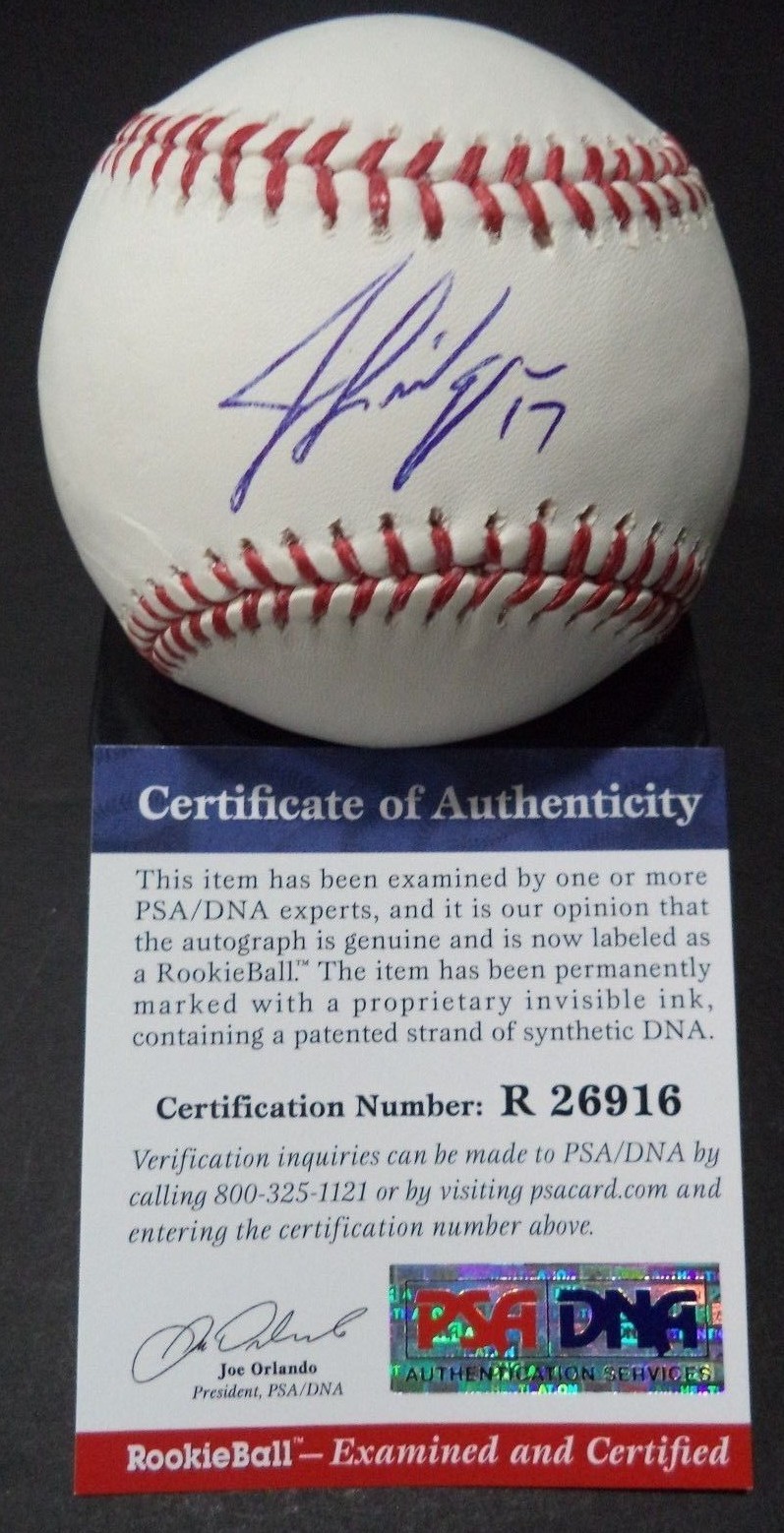 JACOB LINDGREN YANKEES SIGNED ROMLB BASEBALL 