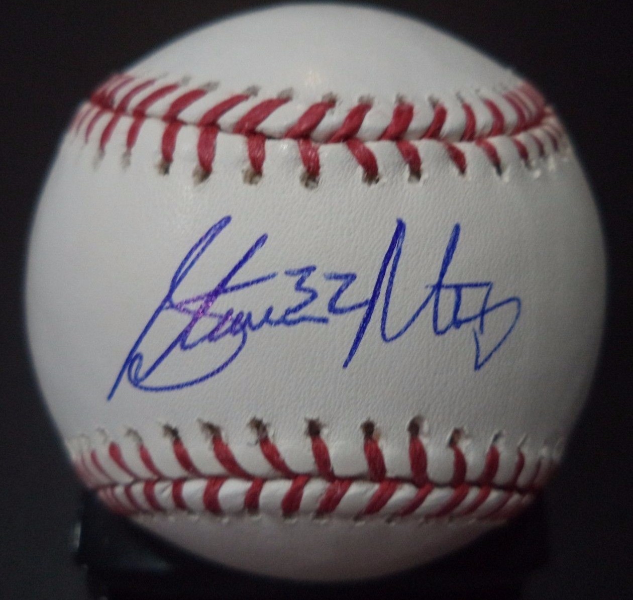 STEVEN STEVE MATZ NEW YORK METS SIGNED AUTOGRAPHED ROMLB BASEBALL W/COA PROOF A