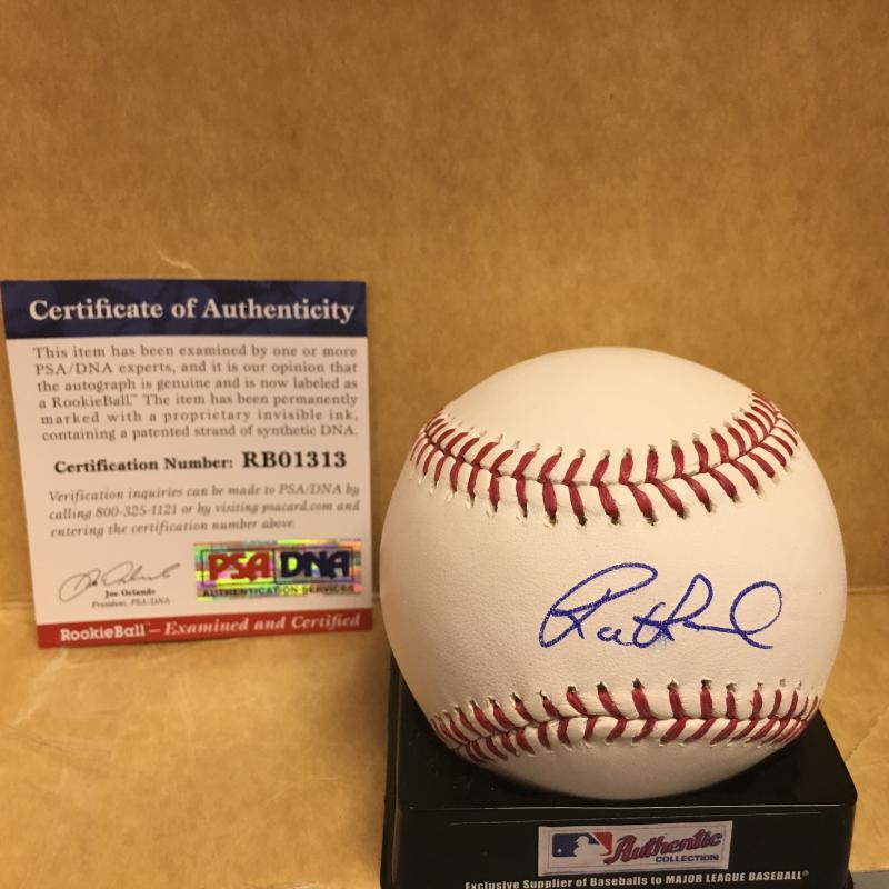 ROB KAMINSKY CLEVELAND INDIANS ROOKIE BALL M.L. SIGNED BASEBALL PSA # RB01313