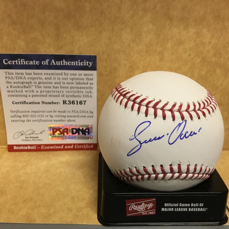 JHAILYN ORTIZ PHILADELPHIA PHILLIES M.L. SIGNED BASEBALL PSA R36167