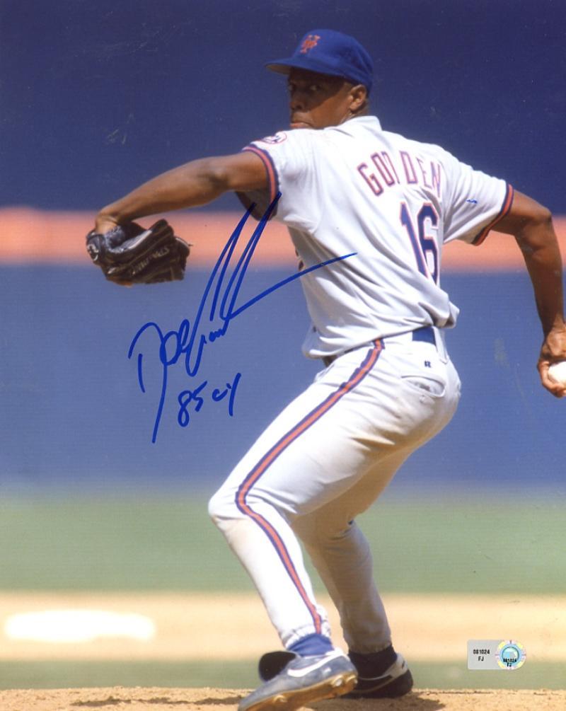 DOC GOODEN NEW YORK METS #16 SIGNED AUTOGRAPHED 85 CY MLB HOLOGRAM