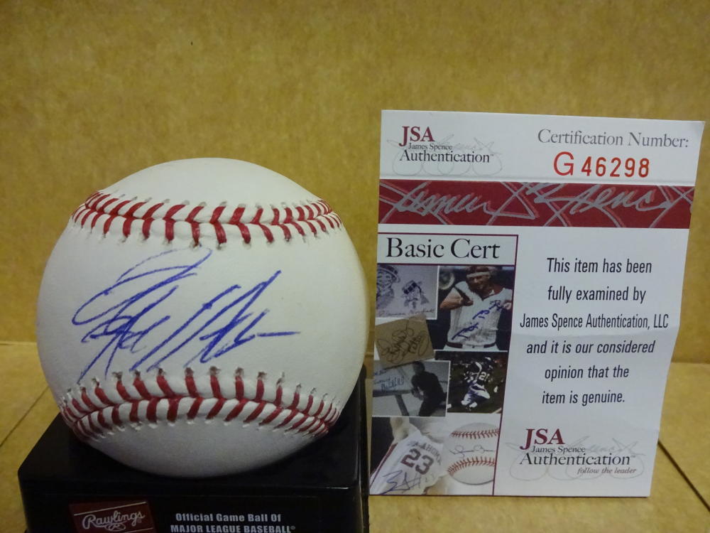 JEREMY HELLICKSON PHILADELPHIA PHILLIES SIGNED M.L BASEBALL JSAG6298