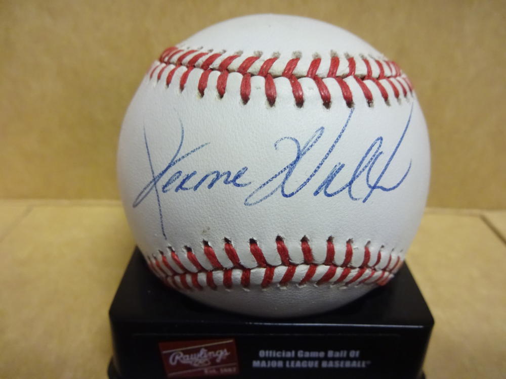 JEROME WALTON CHICAGO CUBS SIGNED N.L. BASEBALL W/COA