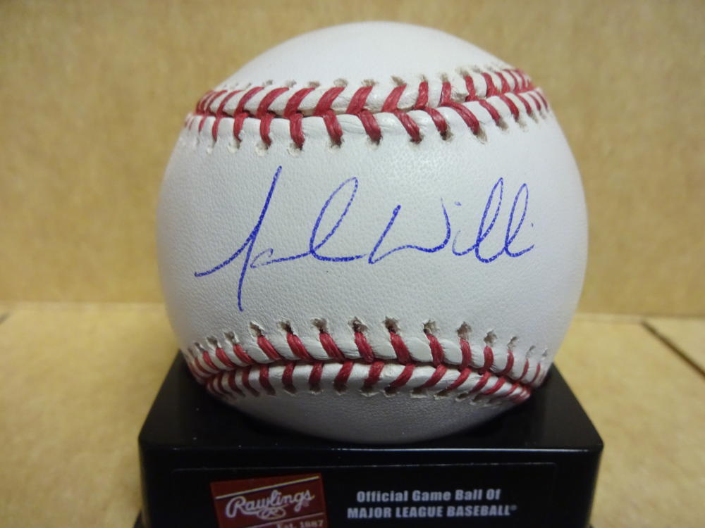 JACKSON WILLIAMS ROCKIES/GIANTS SIGNED M.L. BASEBALL W/COA