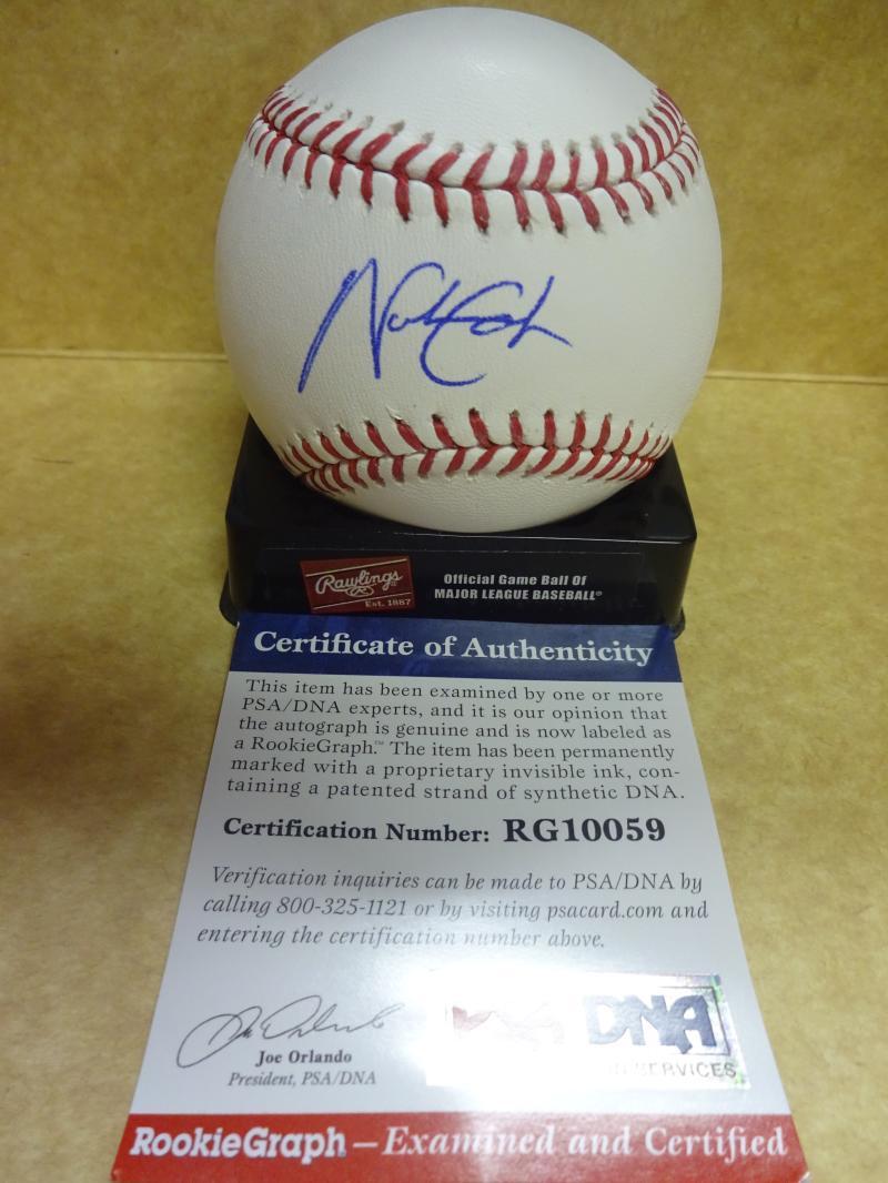 NICK GORDON MINNESOTA TWINS ROOKIE GRAPH SIGNED M.L BASEBALL PSA RG10059