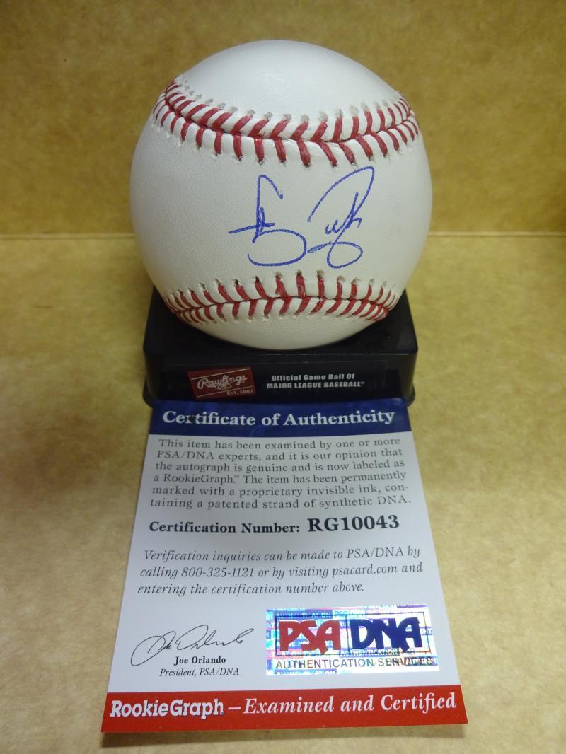 CARSON FULMER CHICAGO WHITE SOX ROOKIE GRAPH SIGNED M.L BASEBALL PSA RG10043