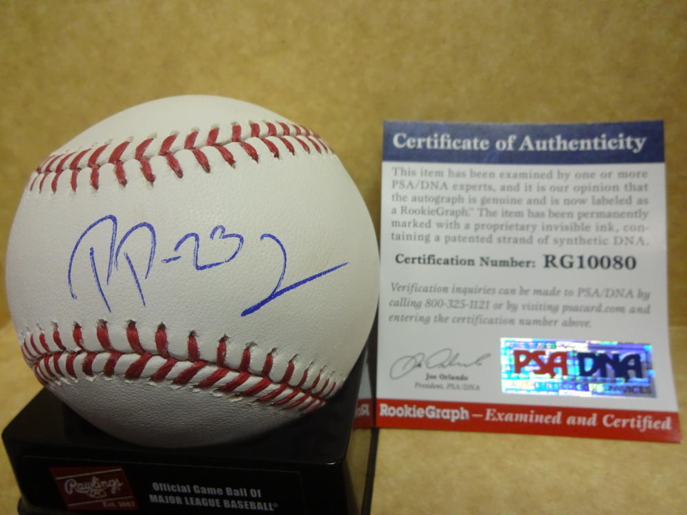 DELVIN PEREZ ST. LOUIS CARDINALS ROOKIE GRAPH SIGNED M.L BASEBALL PSA RG10076