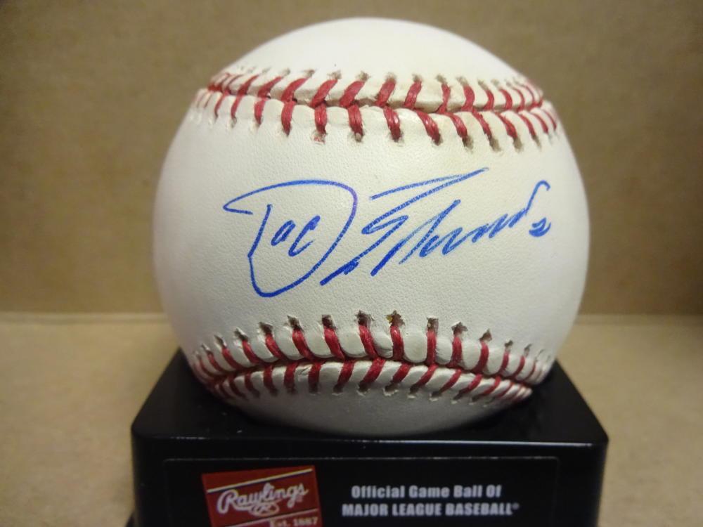 DOC EDWARDS PHILADELPHIA PHILLIES SIGNED M.L. BASEBALL W/COA