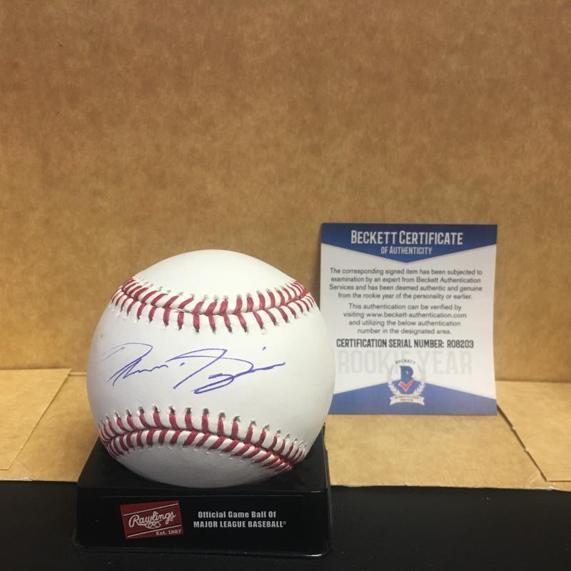 ROBERT SZAPUCKI NEW YORK METS SIGNED M.L. BASEBALL ROOKIE YEAR BECKETT COA