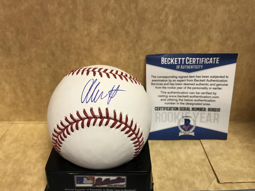 ALEC HANSEN CHICAGO WHITE SOX ROOKIE BALL M.L. SIGNED BECKETT AUTH. R08210