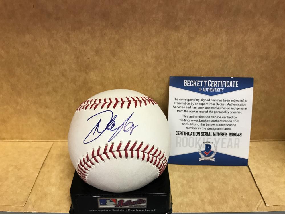 DREW NAYLOR SAN DIEGO PADRES ROOKIE YEAR SIGNED M.L. BASEBALL BECKETT AUTH. R08