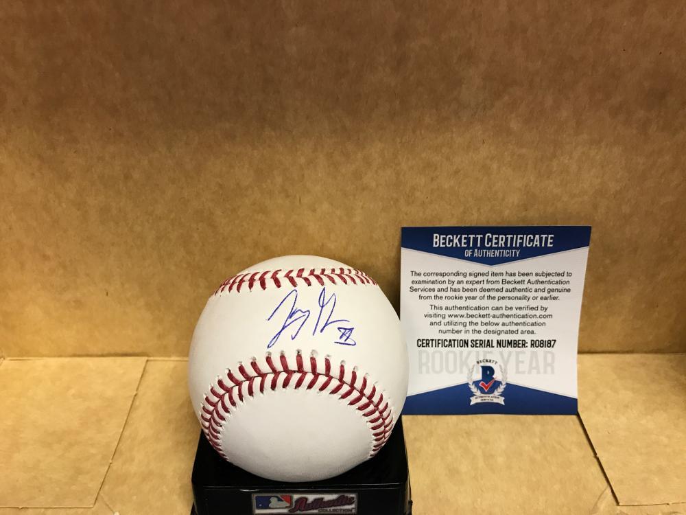 JAY GROOME BOSTON RED SOX ROOKIE YEAR SIGNED M.L. BASEBALL BECKETT AUTH. R08187