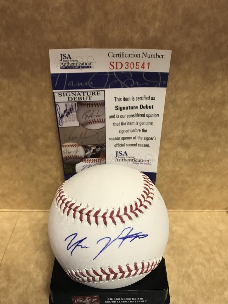 NICK NEIDERT SEATTLE MARINERS SINGED SIGNATURE DEBUT BASEBALL JSA SD30541