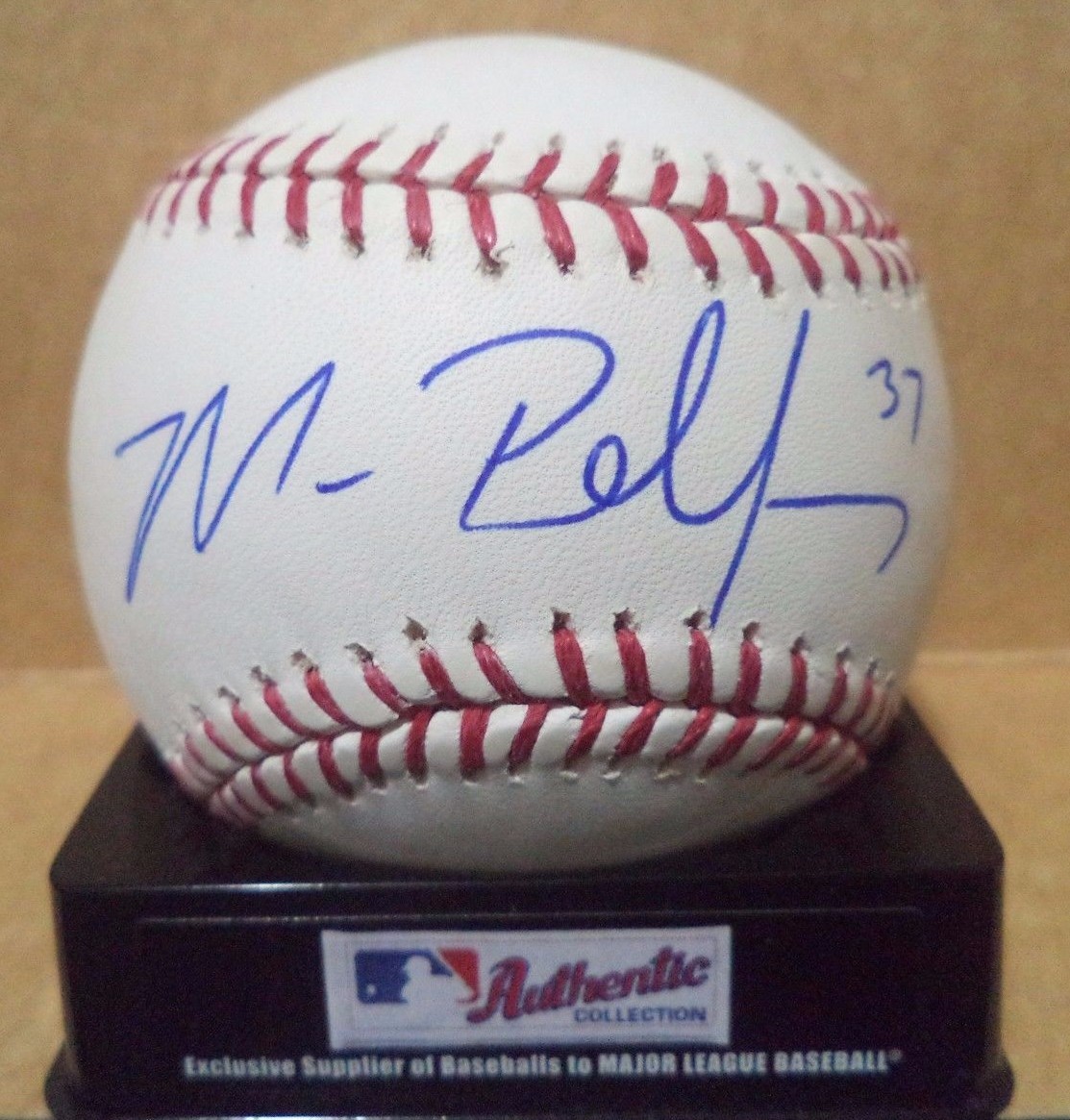 MIKE PELFREY TWINS/METS/TIGERS SIGNED AUTOGRAPHED ROMLB M.L. BASEBALL W/COA