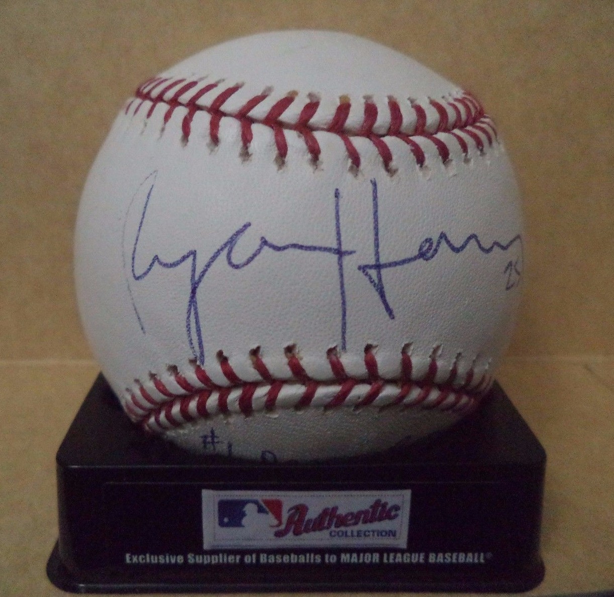 RYAN HARVEY CUBS #1 DRAFT PICK 2003 SIGNED AUTOGRAPH ROMLB ML BASEBALL W/COA