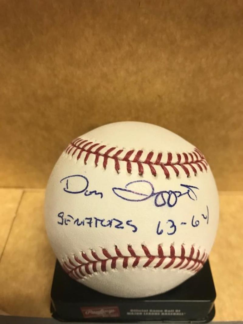 DON LEPPERT Washington SENATORS 53-64 SIGNED AUTOGRAPHED M.L. BASEBALL W/COA