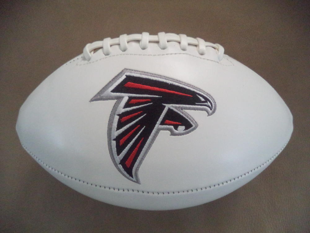 ATLANTA FALCONS FULL SIZE LOGO FOOTBALL PERFECT FOR AUTOGRAPHS