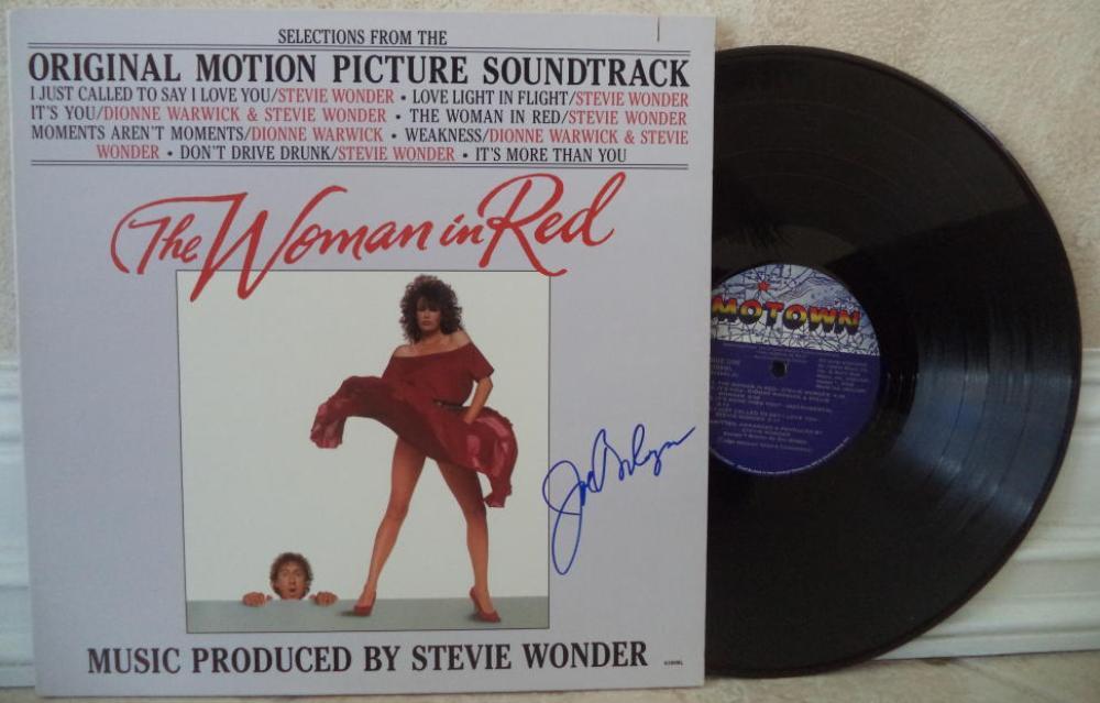 JOSEPH BOLOGNA THE WOMAN IS RED AUTOGRAPHED SIGNED VINYL RECORD ALBUM W/COA