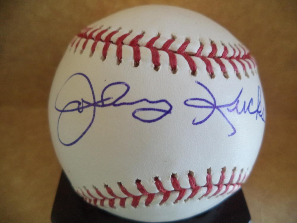 JOHNNY KUCKS YANKEES/KANSAS CITY A'S DECEASED SIGNED AUTO M.L. BASEBALL W/COA