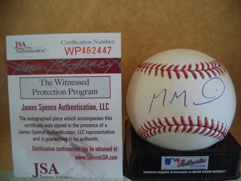 MANUEL MARGOT SAN DIEGO PADRES SIGNED AUTO ML BASEBALL JSA WP462447