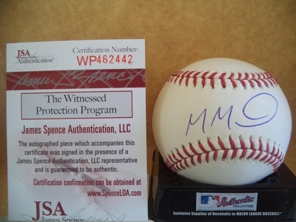 MANUEL MARGOT SAN DIEGO PADRES SIGNED AUTO ML BASEBALL JSA WP462442