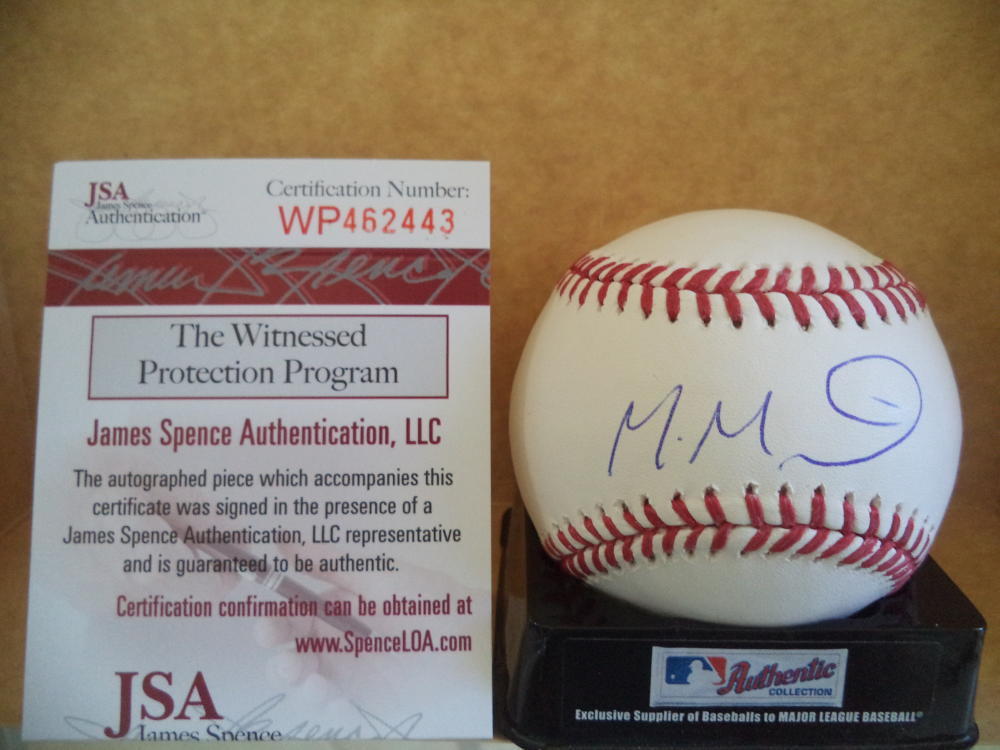MANUEL MARGOT SAN DIEGO PADRES SIGNED AUTO ML BASEBALL JSA WP462443