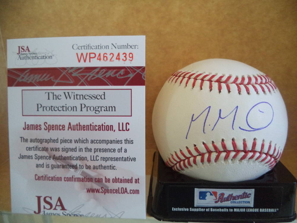 MANUEL MARGOT SAN DIEGO PADRES SIGNED AUTO ML BASEBALL JSA WP462439