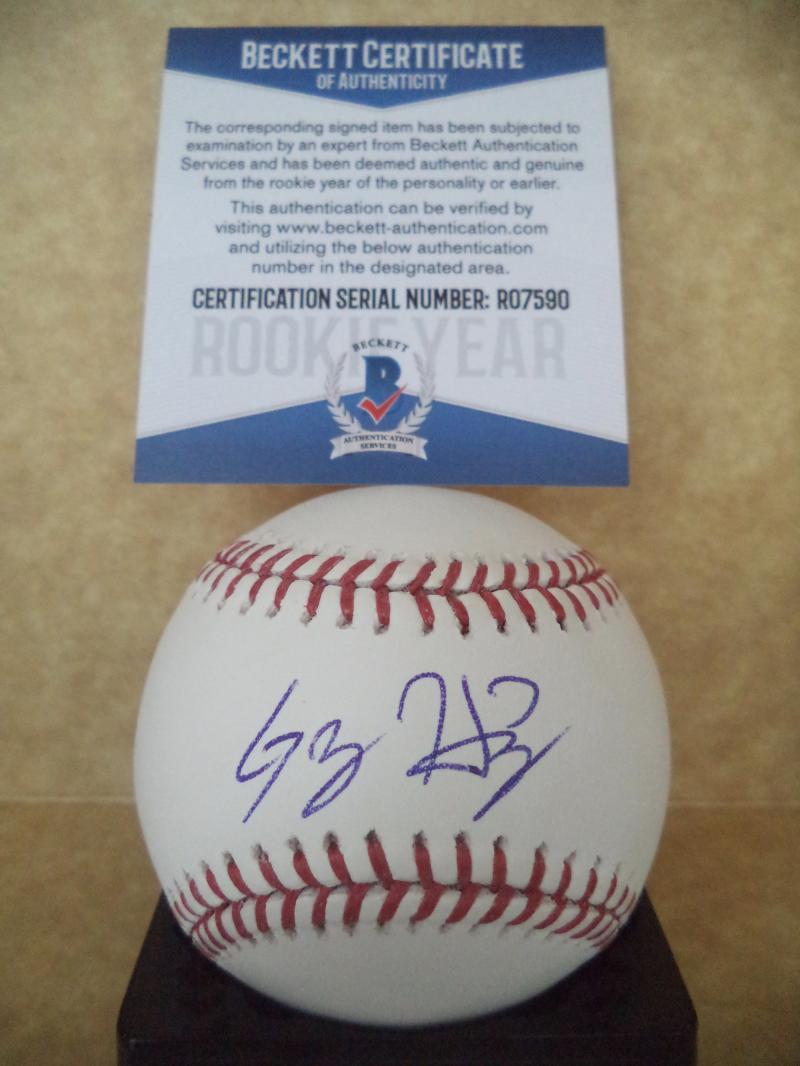 GAGE HINZ PITTSBURGH PIRATES ROOKIE YEAR SIGNED AUTO ML BASEBALL BECKETT R07590