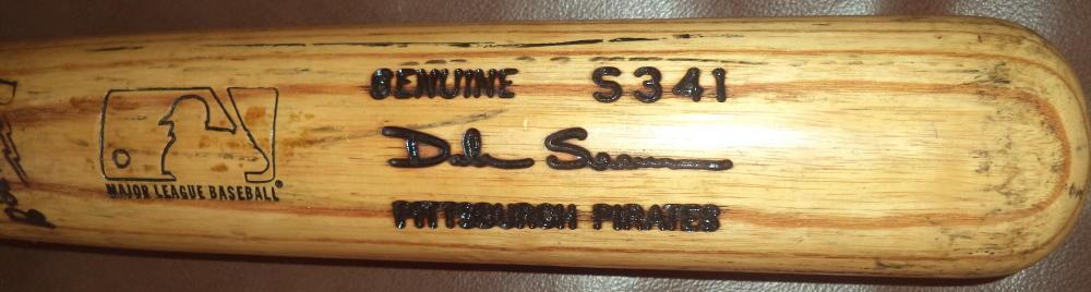 DALE SVEUM PITTSBURGH PIRATES GAME USED CRACKED LOUISVILLE SLUGGER BAT