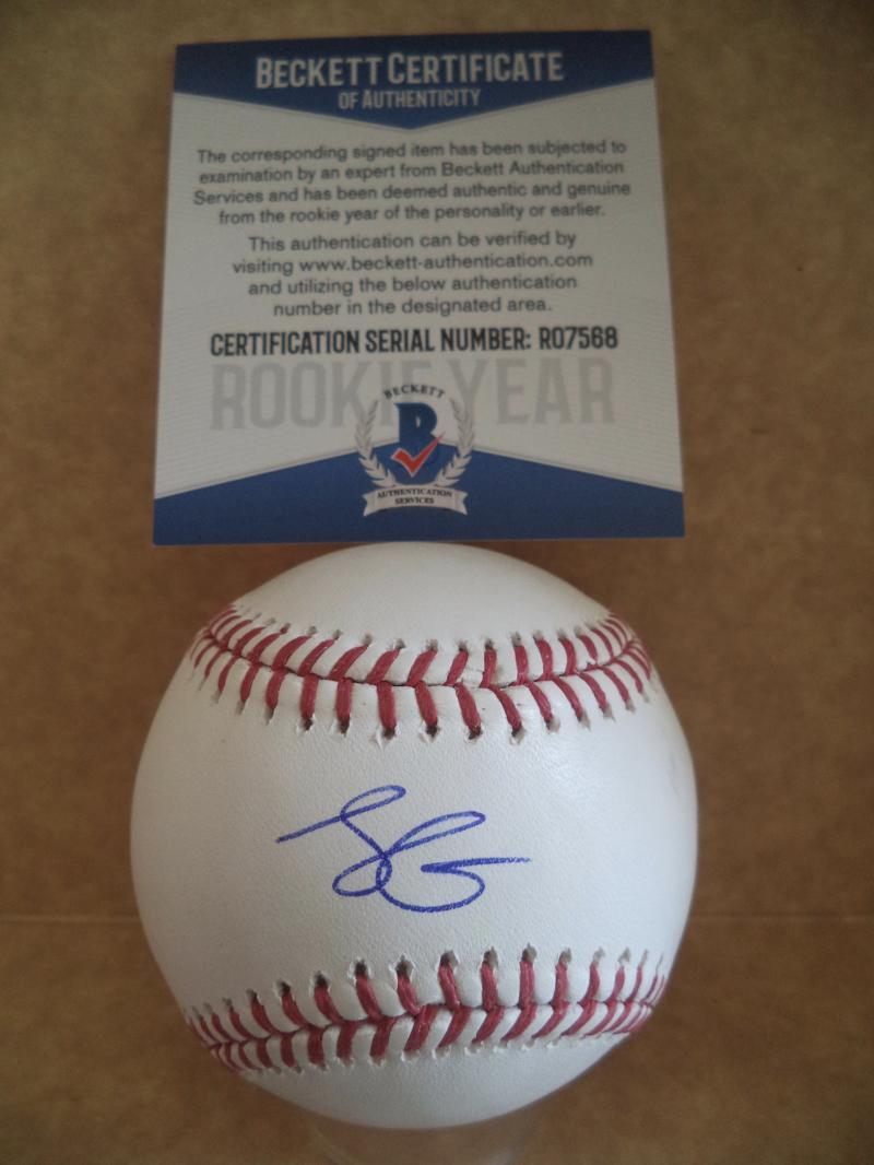 J.B. BUKAUSKAS HOUSTON ASTROS ROOKIE YEAR SIGNED ML BASEBALL BECKETT R07568