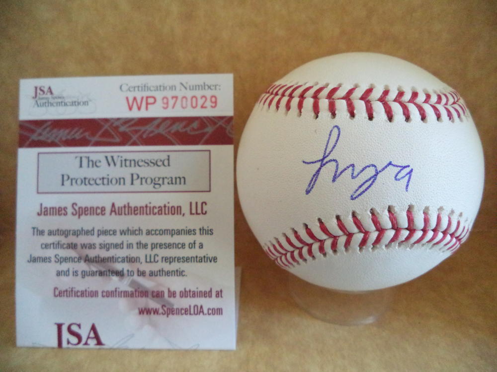 FRANCISCO MEJIA CLEVELAND INDIANS SIGNED AUTO M.L. BASEBALL JSA WP970029