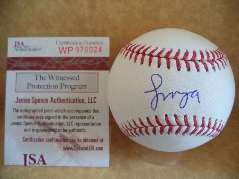 FRANCISCO MEJIA CLEVELAND INDIANS SIGNED AUTO M.L. BASEBALL JSA WP970024