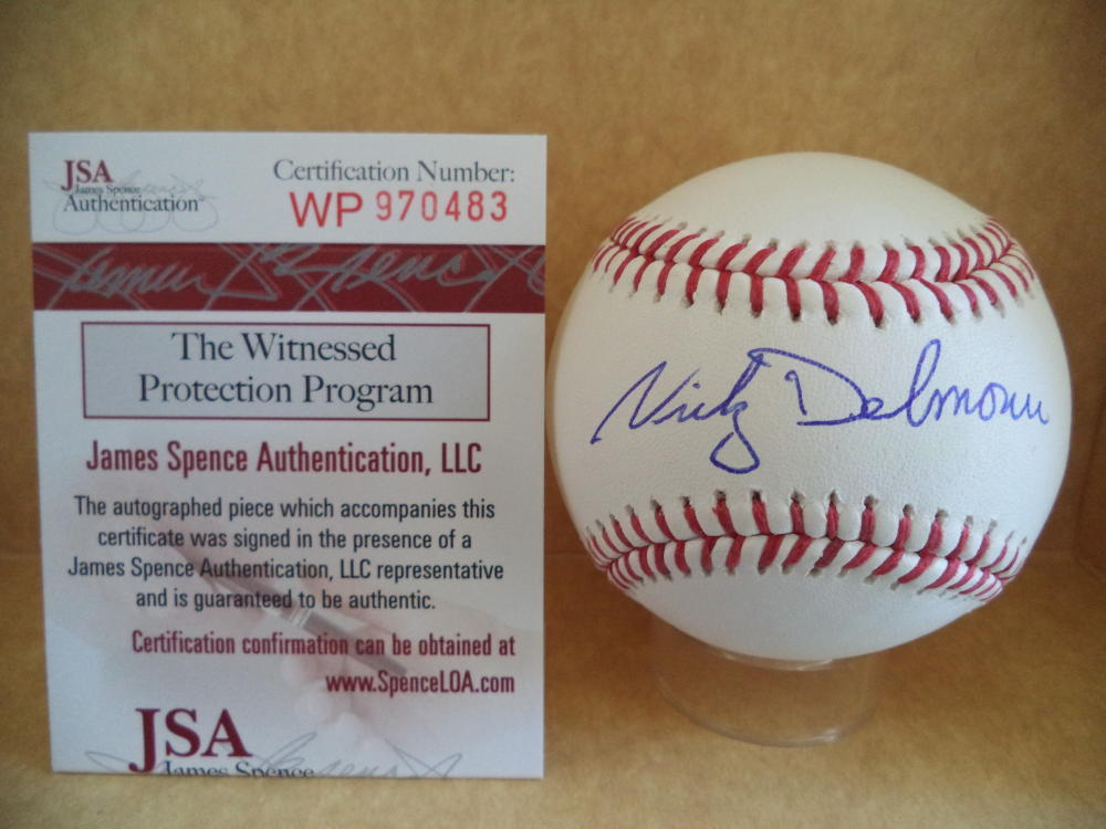 NICKY DELMONICO CHICAGO WHITE SOX SIGNED AUTOGRAPH ML BASEBALL JSA WP970483
