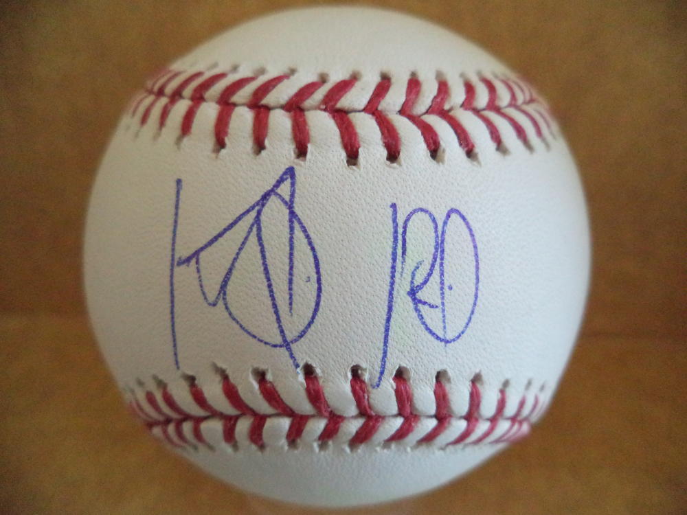 KEIBERT RUIZ LOS ANGELES DODGERS SIGNED AUTOGRAPHED M.L. BASEBALL W/COA B