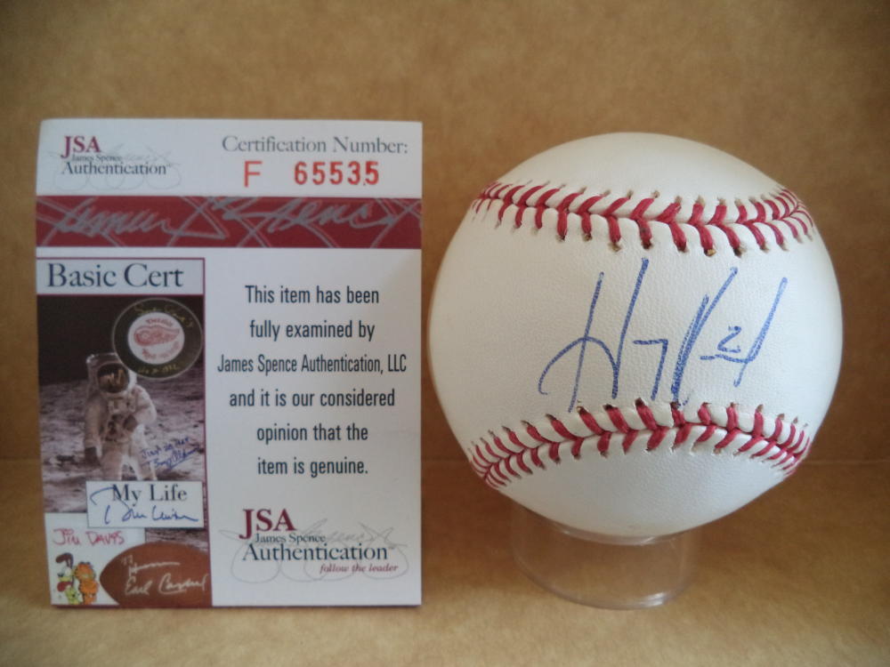 HANLEY RAMIREZ BOSTON RED SOX SIGNED AUTOGRAPHED M.L. BASEBALL JSA F65535