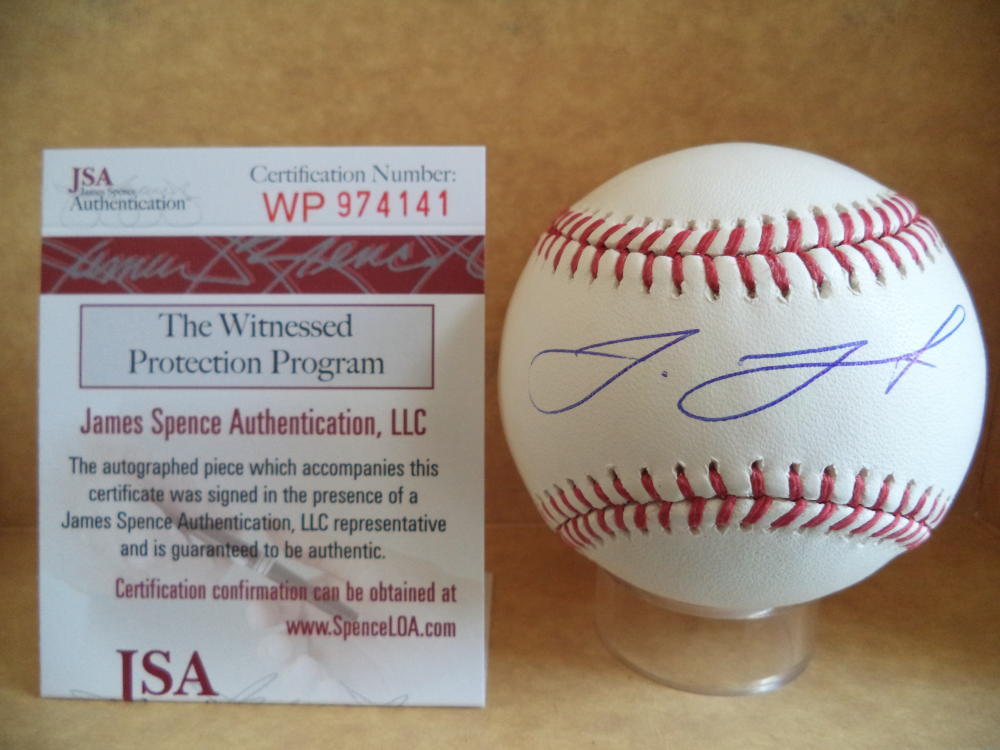 JAKE LAMB ARIZONA DIAMONDBACKS SIGNED AUTOGRAPHED M.L. BASEBALL JSA WP974141