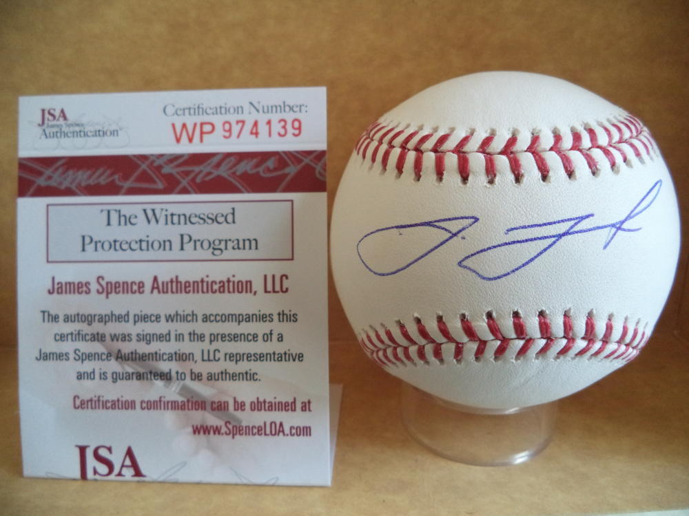 JAKE LAMB ARIZONA DIAMONDBACKS SIGNED AUTOGRAPHED M.L. BASEBALL JSA WP974139