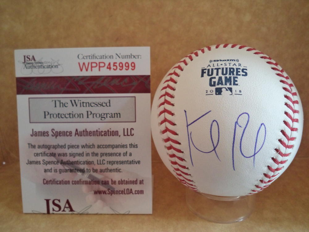 KEIBERT RUIZ LOS ANGELES DODGERS SIGNED 2016 FUTURES GAME BASEBALL JSA WPP45999