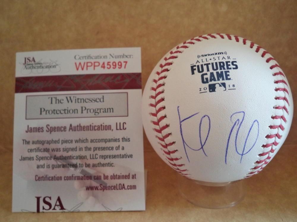 KEIBERT RUIZ LOS ANGELES DODGERS SIGNED 2016 FUTURES GAME BASEBALL JSA WPP45997