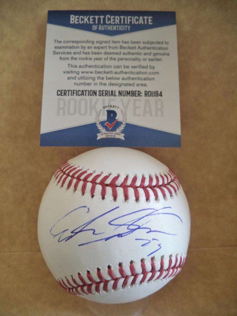 TONY SANTILLAN CINCINNATI REDS ROOKIE YEAR SIGNED M.L. BASEBALL BECKETT RO1194