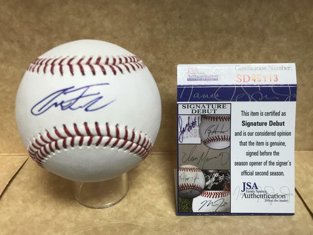 ALEX FAEDO DETROIT TIGERS SIGNATURE DEBUT SIGNED M.L. BASEBALL JSA SD49113