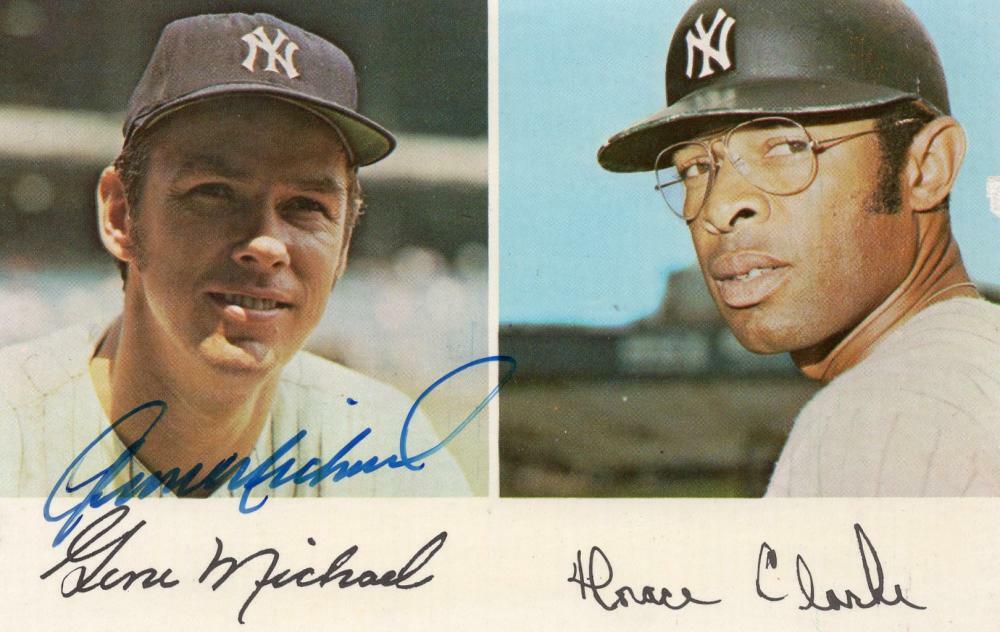 GENE MICHAEL NEW YORK YANKEES SIGNED DEXTER PRESS W/ COA