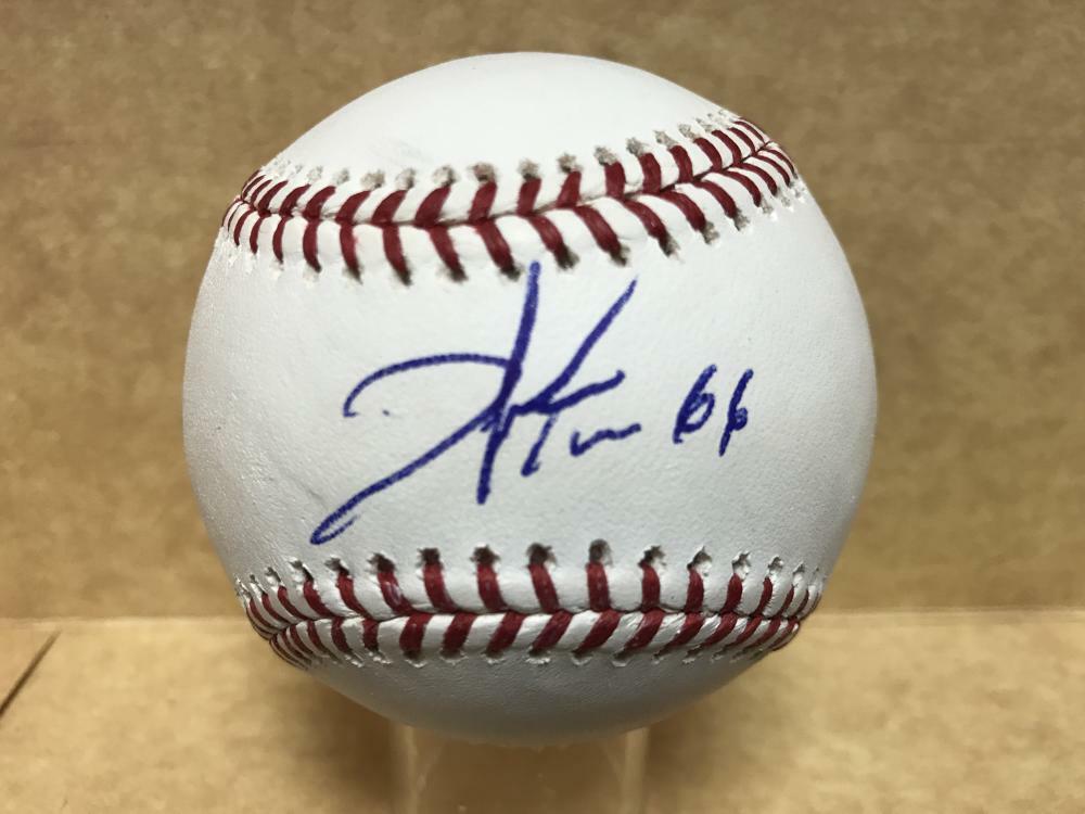FRANKLIN KILOME NEW YORK METS SIGNED AUTOGRAPHED M.L. BASEBALL W/ COA