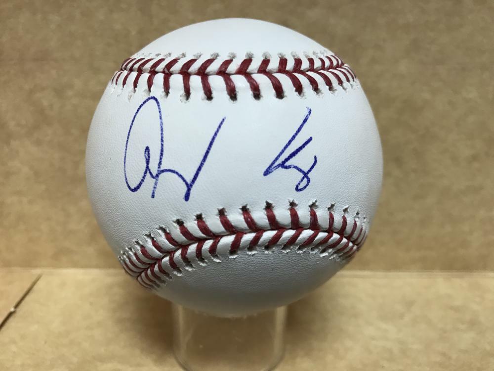 ANDREW KAY NEW YORK METS SIGNED AUTOGRAPHED M.L. BASEBALL W/ COA