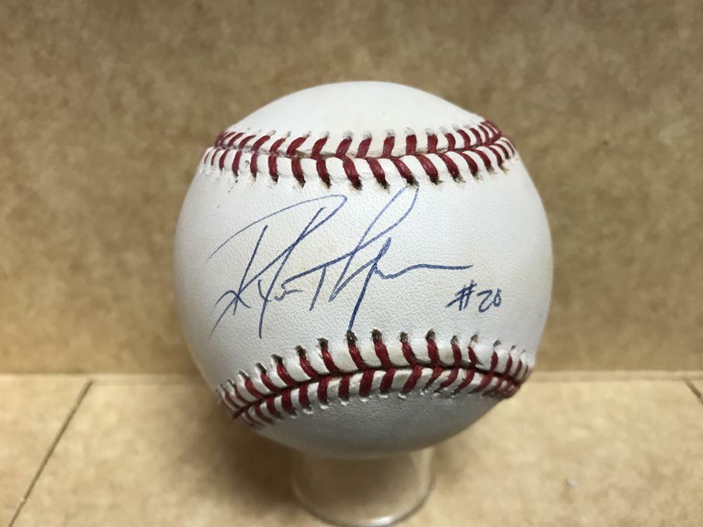 RYAN THOMPSON METS/YANKEES #20 SIGNED AUTOGRAPHED N.L. BASEBALL W/ COA